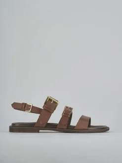 Sandali tacco 1cm pelle testa