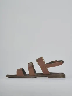 Sandali tacco 1cm pelle testa