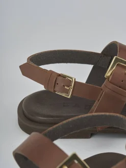 Sandali tacco 1cm pelle testa