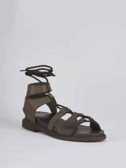 Sandali tacco 1cm pelle testa