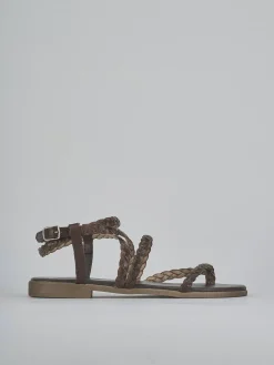 Sandali tacco 1cm pelle testa