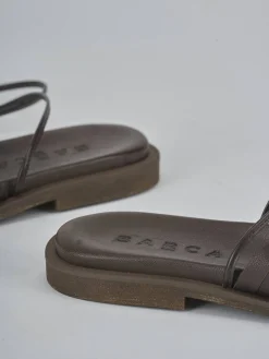 Sandali tacco 1cm pelle testa