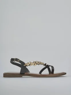 Sandali tacco 1cm pelle testa