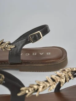 Sandali tacco 1cm pelle testa