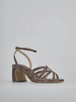 Sandali tacco 6cm pelle testa