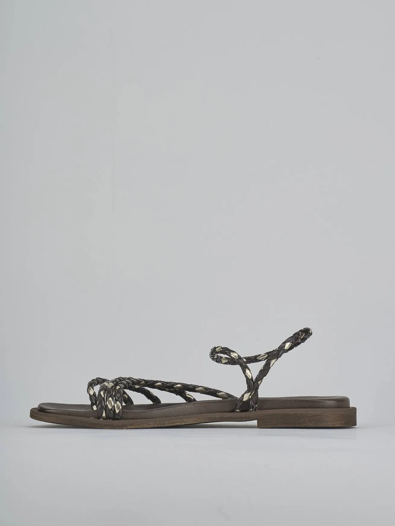 Sandali tacco 1cm pelle testa