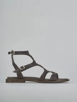 Sandali tacco 1cm pelle testa