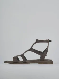 Sandali tacco 1cm pelle testa