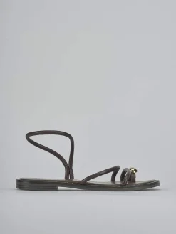 Sandali tacco 1cm pelle testa