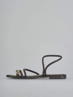 Sandali tacco 1cm pelle testa