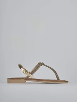 Sandalo infradito tacco 1 cm rosa pelle