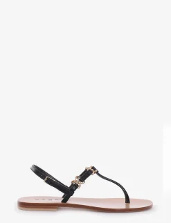 sandalo tacco 1 cm nero