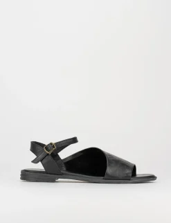 Sandalo tacco 1 cm nero