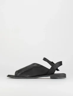 Sandalo tacco 1 cm nero