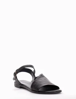 Sandalo tacco 1 cm nero