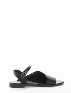 Sandalo tacco 1 cm nero