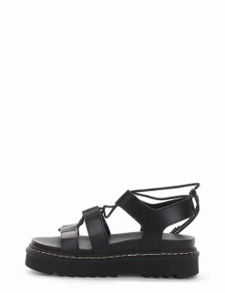 Sandalo tacco 1 cm nero