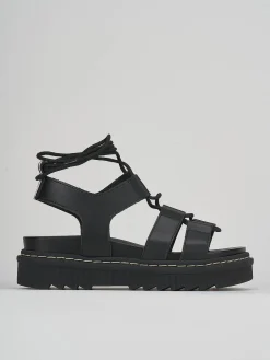 Sandalo tacco 1 cm nero