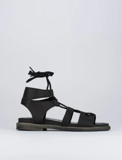 sandalo tacco 1 cm nero