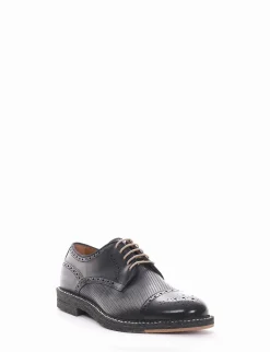 scarpa lacci tacco 2 cm blu