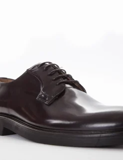 scarpa lacci tacco 2 cm bordo'