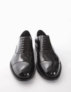 scarpa lacci tacco 2 cm nero