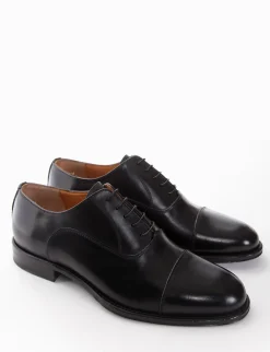 scarpa lacci tacco 2 cm nero