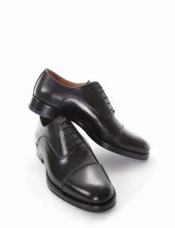 scarpa lacci tacco 2 cm nero