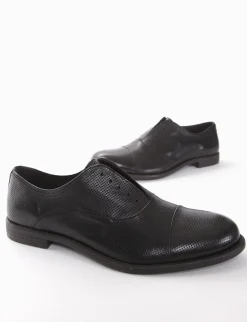 scarpa no lace tacco 2 cm nero