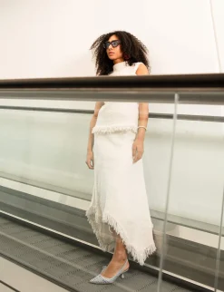 Slingback tacco 5cm pelle azzurro