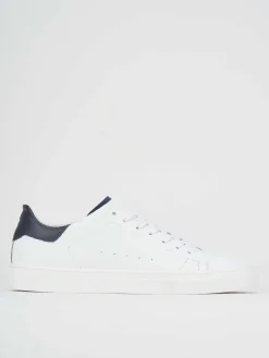 Sneakers bianco pelle