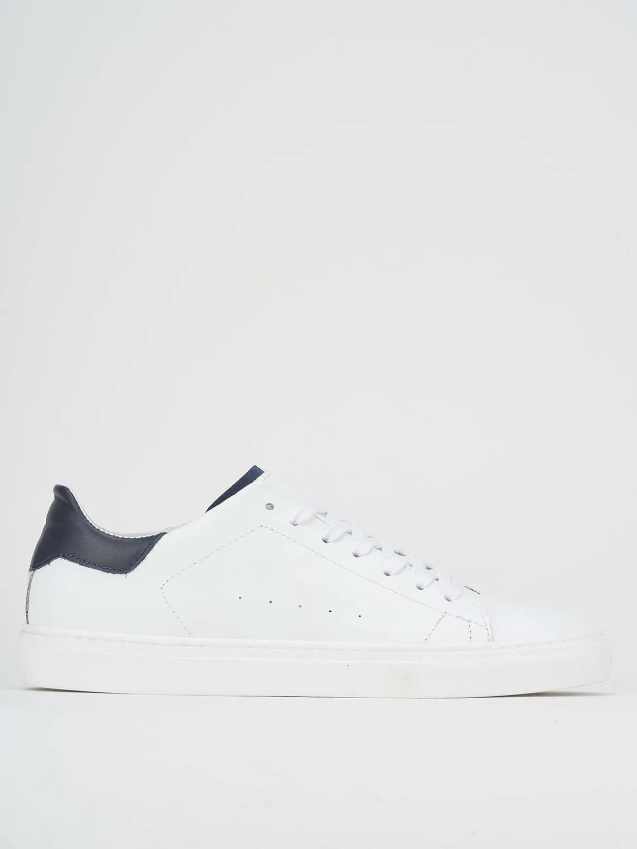 Sneakers bianco pelle