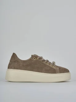 Sneakers camoscio beige