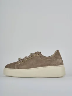 Sneakers camoscio beige