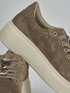 Sneakers camoscio beige