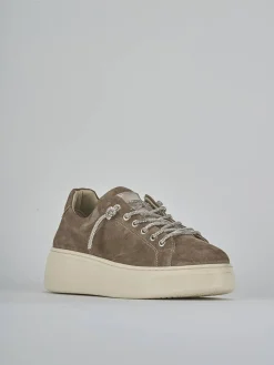 Sneakers camoscio beige
