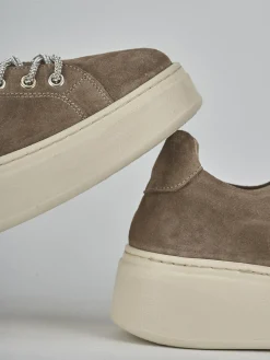 Sneakers camoscio beige