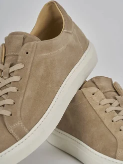 Sneakers camoscio beige