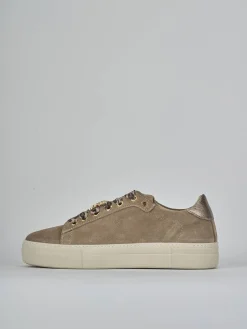 Sneakers camoscio beige