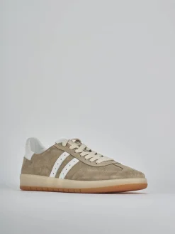 Sneakers camoscio beige