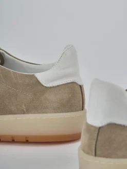 Sneakers camoscio beige
