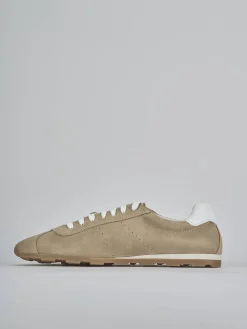Sneakers camoscio beige