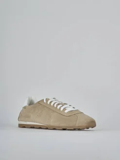 Sneakers camoscio beige