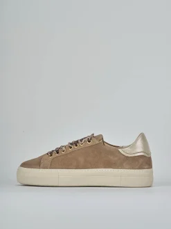 Sneakers camoscio beige