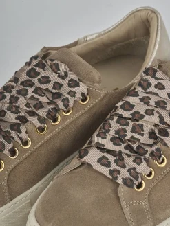 Sneakers camoscio beige