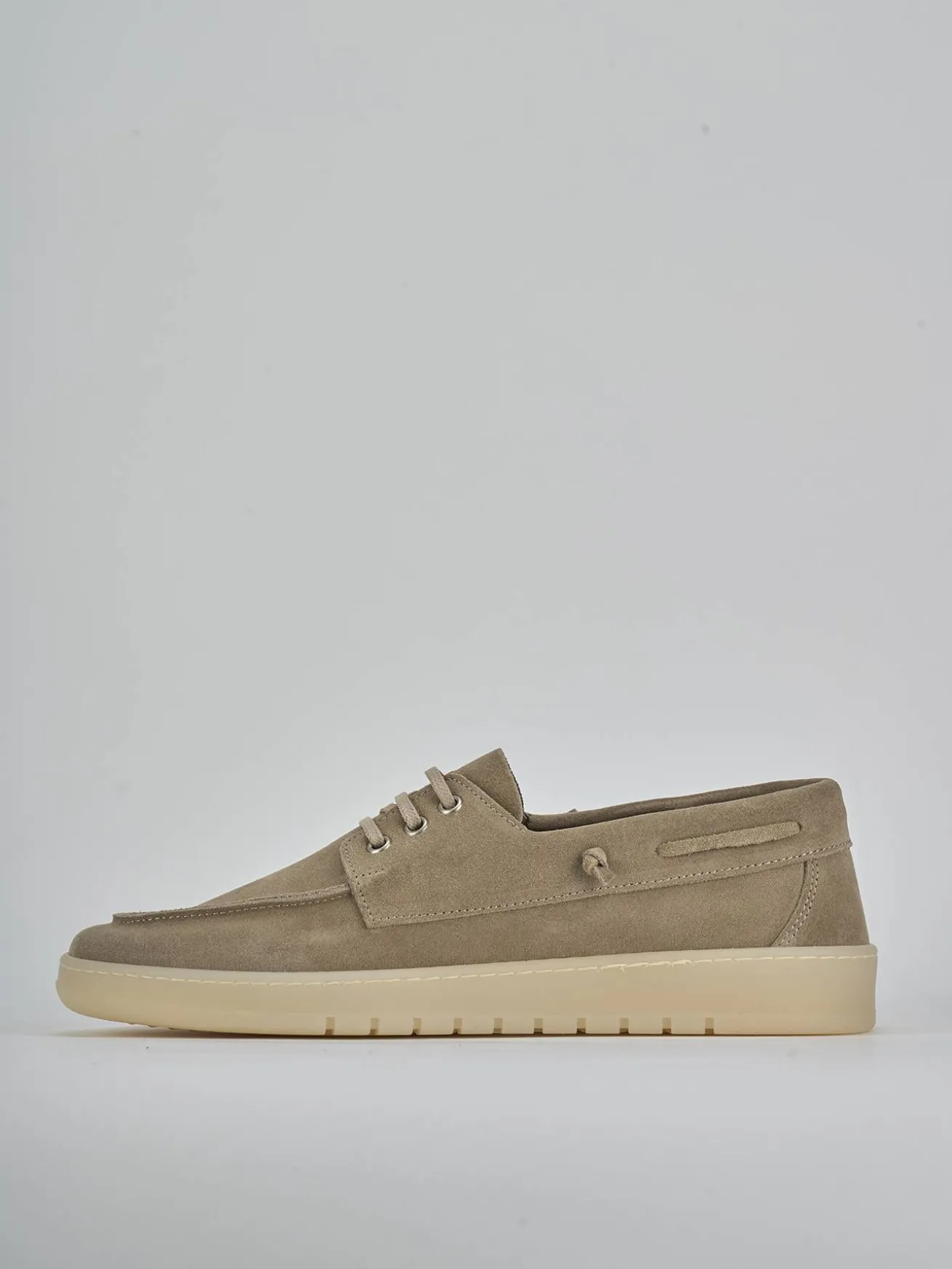 Sneakers camoscio beige