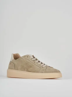 Sneakers camoscio beige
