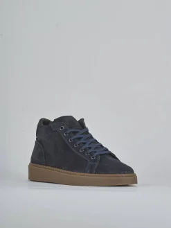 Sneakers camoscio blu