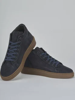 Sneakers camoscio blu