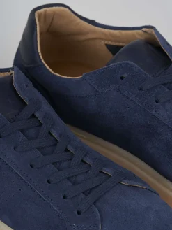 Sneakers camoscio blu